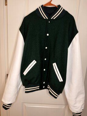 Vintage Dehen 1920 Varsity Jacket Size Large Made in USA